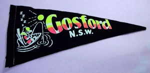 Vintage Felt Pennant FLAG Gosford N.S.W. - 10" SirH 70 - Picture 1 of 2