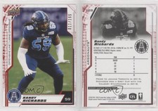 2020 Upper Deck CFL Red /165 Randy Richards #128