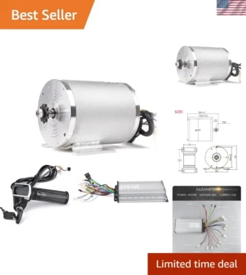 Versatile 48V 2000W Brushless Motor with 15 Mosfet Controller and Throttle - Image 1 of 4