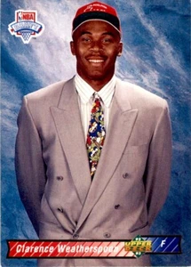 1992-93 Mint _ Upper Deck ** Clarence Weatherspoon Rookie Philadelphia 76ers #5 - Picture 1 of 2