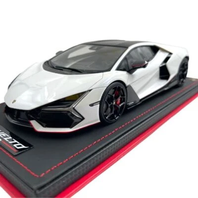 Modellino Auto MR Models 1/18 Lamborghini Revuelto Bianco Siderale with Red A... - Immagine 1 di 4