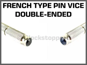 PINVICE French Type Double Ended Open Mouth Tools Hold Drills Pins Wire Vise - Picture 1 of 3