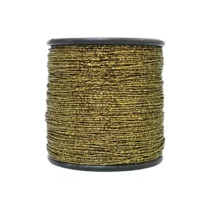Handmade Metallic Embroidery Zari Threads 1MM -1 Spool 100 Meter Antique Gold - Picture 1 of 4