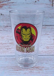 The Invincible Iron Man Marvel Comics Beer Beverage Pint Glass Vandor LLC - Picture 1 of 8