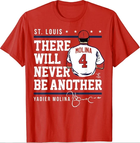 Yadier Molina Never Be Another st louis cardinals T-Shirt S-3XL Cover