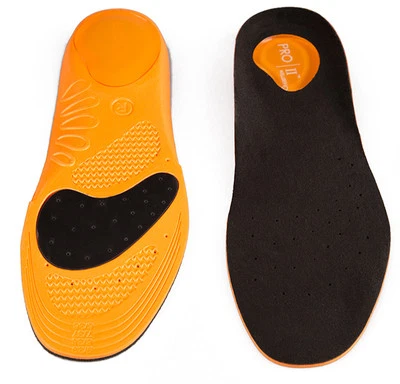 PRO11 WELLBEING Walking Hiking running orthotic insoles with gel pads for extra comfort