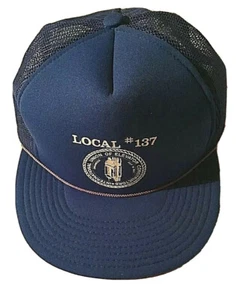 LOCAL #137 INTERNATIONALE UNION DER AUFZUGSBAUER LKW-HERSTELLER SCHAUMNETZMÜTZE - Bild 1 von 5