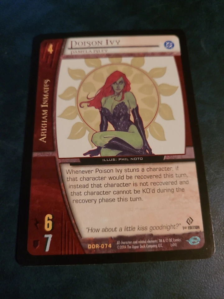 VS System: Poison Ivy, Pamela Isley -  DC Origins TCG CCG - LP - Image 1 of 1