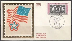 Monaco Scott 1021 FDC - American Bicentennial - Picture 1 of 1