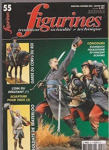 FIGURINES N°55 SOLDAT DE WATERLOO / SCULPTURE / EQUIPAGES DE L EMPEREUR 1804-08 - Imagen 1 de 2