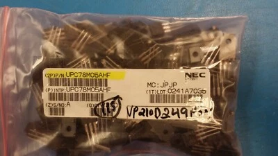 (2 PCS) UPC78M05AHF NEC Fixed Positive Standard Regulator, 5VBIPolar, TO-220 - Image 1 of 3