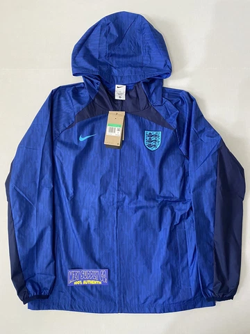 SIZE XL Nike England AWF Pre-Match Full Zip Soccer Jacket Blue DN1077-480 Men's Cover