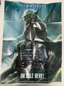 2011 TOPPS USA Star Wars Galaxy SERIES 6 BOX Poster - On Sale Here - Foto 1 di 3