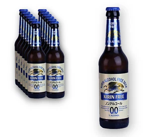 12 x Kirin Ichiban 0,0% - Kirin alcohol free beer- Kirin free 0,33l 6,03/L