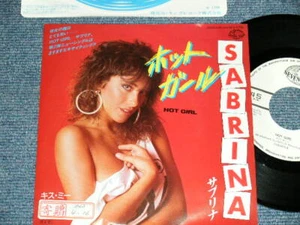 SABRINA Japan 1988 K07S-7118 White Label PROMO 7"45 HOT GIRL - Imagen 1 de 8