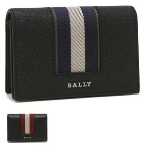 OFFERTA BALLY Custodia per Carte JOCKE BALEN.DSH Tasca Trasparente Finestra Nero/Rosso, Nero/Navy - Foto 1 di 18