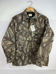 NOS VTG Melton Wintermaster Shirt Jacket QUILT LINED Skyline Camo Men's M USA - Picture 1 of 11