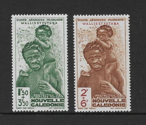 NEW CALEDONIA SCOTT CB2 - CB3 MNH SET - 1942 AIR POST SEMI-POSTAL (C) - Picture 1 of 2