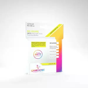 Gamegenic MATTE BOARD GAME SLEEVES Big Square 82x82 mm | Code Lime | GGS10060ML - Picture 1 of 3
