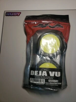 1:10 BUGGY EVO DEJA VU NEUMÁTICOS TRASEROS (BLANDOS) RUEDA EVO PREMONTADA AMARILLA 13123SRY  Foto 1 de 3