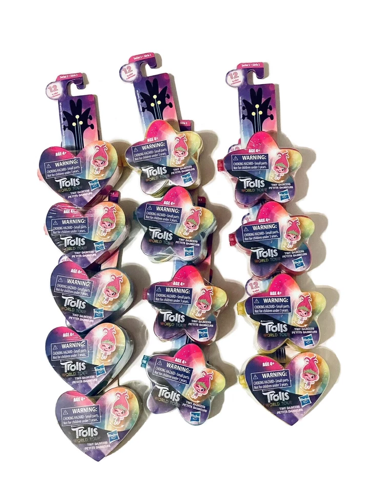 Hasbro Dreamworks Trolls World Tour Tiny Dancers Figures Doll with ring