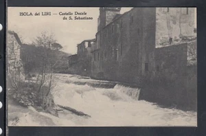 Cartolina Isola del Liri Castello Ducale da S. Sebastiano ND161 - Picture 1 of 1