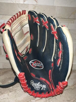Бейсбольная перчатка Rawlings 11 дюймов серия Players молодежная правая WPL110NWS синяя белая - Изображение 1 из 4