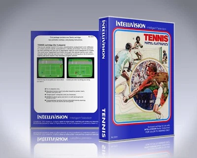 Intellivision UGC - NO GAME - Tennis - Image 1 of 3