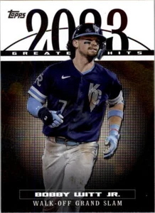 2024 Topps '23 Grandes éxitos #23GH9 Bobby Witt Jr. - Casi nuevo-como nuevo - Imagen 1 de 1
