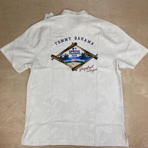 Tommy Bahama Men's Grapefruit League Silk Camp Shirt Size Medium - Picture 1 of 4
