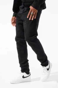 Klassische Jeans DENIM Herren - Non ripped JORDAN CRAIG - (SCHWARZ) JS955 - Bild 1 von 9