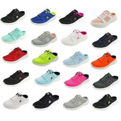 SANDIC Damen Pantoletten Slipper Schlupfschuh Sandalette Sabots Sommer Sneaker 36 37 38