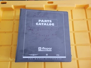 2002 Dodge Chrysler cirrus Breeze Dealership Counter Factory Parts Manual Binder - Picture 1 of 3
