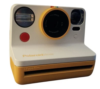 Cámara instantánea Polaroid Now amarilla blanca recargable USB-C excelente PRD009031 Foto 1 de 4
