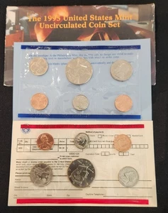1995 United States Mint Uncirculated Coin Set - Picture 1 of 1