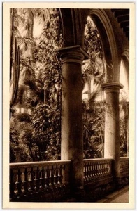 Havana Church Patio & Cloister Postcard, Sepia, 1907+ - Picture 1 of 2