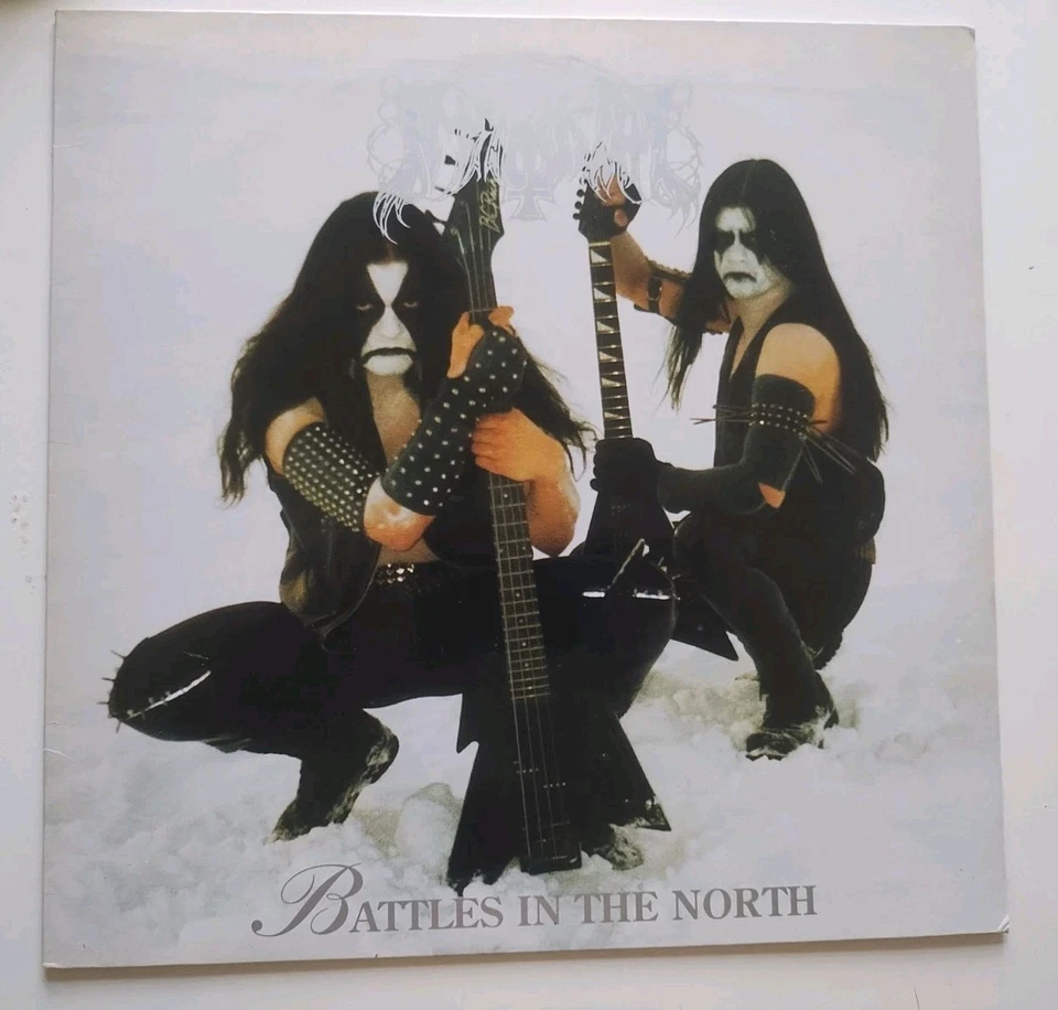 Пластинка долгоиграющая Immortal Battles in the North оригинальная Osmose 1995 Emperor Mayhem Dark Throne  - Изображение 1 из 4