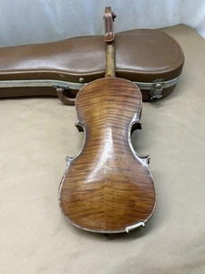 Early L P Schuster 3/4 Violin W/ Roth Hardshell Case Nice Flame Back - Picture 1 of 24