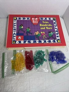 E Z Math manipulatives Tens, Hundreds,+ plastic singles Academic Excellence Inst - Picture 1 of 13
