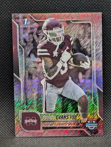 Anthony Evans III 2025 Bowman University refractor de brillo cromado #172 1er - Imagen 1 de 2