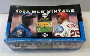 2003 Upper Deck MLB Vintage Baseball Sealed Hobby 24 Packs Box  - Picture 1 of 7