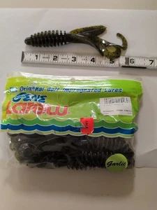 Gene Larew Hoodaddy Hoo Daddy Green Pumpkin 8 CT Bag Flipping Bass Soft Plastics - Picture 1 of 3