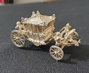 Vintage Sterling Miniatur Queen Elizabeth Kutsche 1977 Royalty TK & S Birmingham - Bild 1 von 24