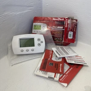 NEW Honeywell FocusPRO 6000 TH6220D1002 Programmable Thermostat White BRAND NIB - Picture 1 of 8
