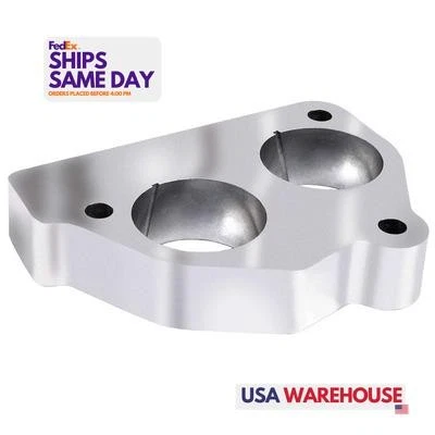 Trans-Dapt 2534, One Natural Aluminum Swirl-Torque Tbi Spacer Performance Parts - Image 1 of 4
