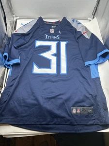 Nike On Field Tennessee Titans Kevin Byard Blue Football Jersey Mens #31 XL - Picture 1 of 6