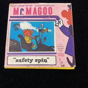 Mr. Magoo Safety Spin 8mm Silent Edition Movie Reel M-6A Vintage - Foto 1 di 5