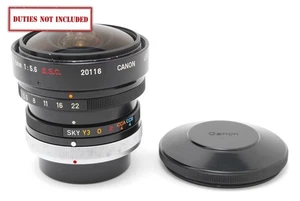 Rare [Exc+4] Canon 7.5mm F5.6 S.S.C. SSC Fish Eye MF Lens From JAPAN - Picture 1 of 24