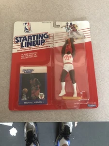 1988 Kenner Starting Lineup Action Figure NBA 1st year MICHAEL JORDAN - Picture 1 of 11