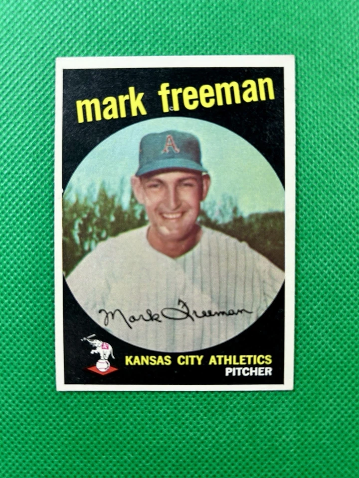 1959 Topps #532 Mark Freeman Kansas City Athletics mid-level EX-MT    B59#532A1 - Image 1 of 2